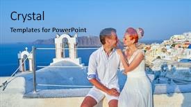  Presentation with bride and groom at wedding - Audience pleasing PPT layouts consisting of ias - beautiful young couple bride backdrop and a light blue colored foreground