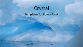  Presentation with iceberg - Beautiful presentation featuring ice berg - iceberg background backdrop and a light blue colored foreground