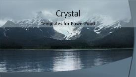  Presentation with iceberg - Audience pleasing slides consisting of ice berg - iceberg in alaska backdrop and a  colored foreground