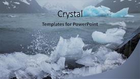  Presentation with iceberg - Colorful slides enhanced with ice berg - iceberg on alaska backdrop and a  colored foreground