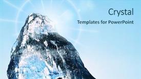  Presentation with iceberg - Beautiful PPT layouts featuring ice berg - iceberg backdrop and a sky blue colored foreground