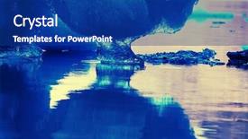  Presentation with iceberg - Cool new slide set with ice berg - iceberg backdrop and a  colored foreground