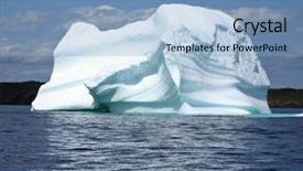  Presentation with newfoundland - Slides enhanced with ice berg in ocean off background and a light blue colored foreground