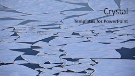  Presentation with ice break - Audience pleasing PPT theme consisting of ice breaker - spring break on the river backdrop and a light blue colored foreground