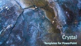  Presentation with frozen - Amazing theme having ice breaking - colorful frozen water surface backdrop and a ocean colored foreground