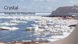  Presentation with canada - Cool new theme with ice breaking up along cavendish backdrop and a  colored foreground