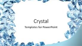  Presentation with illustration of cool water wave - Amazing presentation having ice cool frame with water backdrop and a white colored foreground
