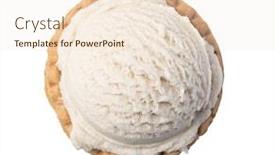  Presentation with ice cream food truck - Theme enhanced with ice-cream-ball-isolated background and a lemonade colored foreground