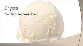  Presentation with ice cream truck - Colorful slide set enhanced with ice-cream-ball-isolated backdrop and a white colored foreground