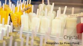  Presentation with ice cream - PPT theme with ice-cream-in-sicily-italy background and a soft green colored foreground