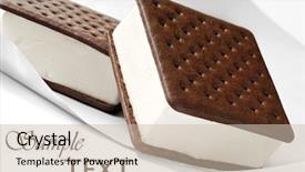  Presentation with freezer - Slide deck enhanced with ice cream sandwiches on freezer background and a soft green colored foreground