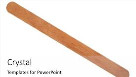  Presentation with ice cream - Colorful slide deck enhanced with ice cream sticks backdrop and a white colored foreground