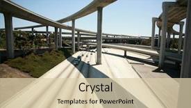  Presentation with bound - Amazing presentation theme having ice cream truck - 110 freeway south bound backdrop and a lemonade colored foreground