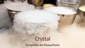  Presentation with ice cream - PPT theme enhanced with ice cream with liquid nitrogen background and a lemonade colored foreground