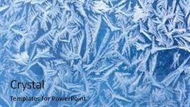  Presentation with patterns - Colorful slides enhanced with frost patterns on window glass backdrop and a teal colored foreground