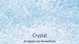  Presentation with snow - Theme consisting of sparkling ice - snow background background and a sky blue colored foreground