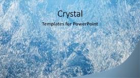 Presentation with ice crystals - Colorful slide set enhanced with ice crystals on the surface backdrop and a light blue colored foreground