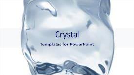  Presentation with cube - Colorful theme enhanced with ice cube backdrop and a sky blue colored foreground