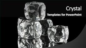  Presentation with ice - Colorful slide deck enhanced with ice cubes in a pool backdrop and a black colored foreground