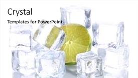  Presentation with ice - Audience pleasing PPT layouts consisting of ice-cubes-isolated-on-white backdrop and a white colored foreground