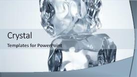  Presentation with minimalistic - PPT layouts with ice cubes minimalistic background background and a light blue colored foreground