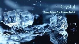  Presentation with water splash - Colorful PPT theme enhanced with  backdrop and a  colored foreground
