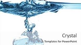  Presentation with water splash - Slides enhanced with building of the parliament background and a sky blue colored foreground