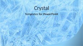  Presentation with cold water - PPT layouts featuring ice frozen water natural background background and a light blue colored foreground