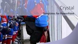  Presentation with ice hockey - 