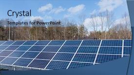  Presentation with solar system - Beautiful PPT layouts featuring ice innovation - solar energy system backdrop and a  colored foreground