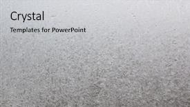  Presentation with ice - Beautiful theme featuring ice on window glass backdrop and a light gray colored foreground