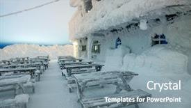  Presentation with blizzard - Audience pleasing presentation theme consisting of  backdrop and a  colored foreground