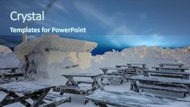  Presentation with blizzard - Audience pleasing slides consisting of  backdrop and a  colored foreground