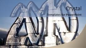  Presentation with ice - PPT theme having ice sculpture figures in 2010 background and a  colored foreground