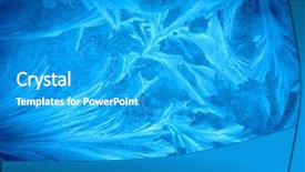  Presentation with abstract natural fresh green - Presentation theme having ice sheet - frozen glass - abstract natural background and a teal colored foreground