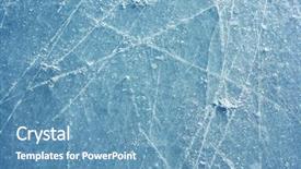  Presentation with ice - Theme featuring ballpoint pen isolated on white background cutout background and a sky blue colored foreground