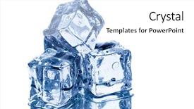  Presentation with ice blue - Theme with ice background and a  colored foreground