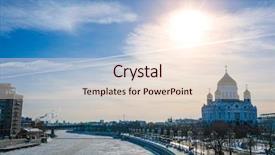  Presentation with coupled in christ - Audience pleasing PPT layouts consisting of icebreaker - winter embankment of moscow river backdrop and a lemonade colored foreground