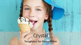  Presentation with ice blue - Amazing PPT layouts having icecream - portrait of 7 years old backdrop and a lemonade colored foreground
