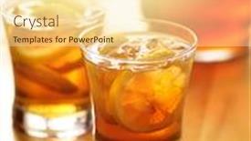  Presentation with tea - Amazing presentation theme having iced southern sweet tea backdrop and a cream colored foreground