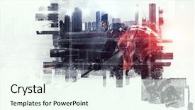  Presentation with ice hockey - Amazing PPT layouts having icehockey - hockey players on ice mixed backdrop and a  colored foreground