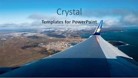  Presentation with jet - Beautiful theme featuring iceland-march-23-2015 backdrop and a light blue colored foreground