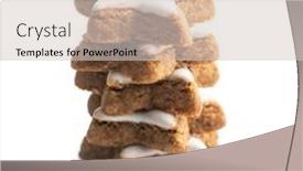  Presentation with gingerbread - Cool new slide deck with icing-gingerbread-stars-traditional-christmas backdrop and a lemonade colored foreground