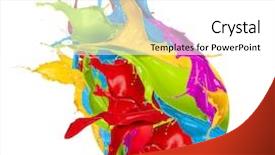  Presentation with motion design - Presentation design consisting of man in a cafe eating noodles asia background and a wine colored foreground