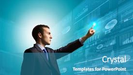  Presentation with media image - Amazing slide deck having disaster field of flooded crop backdrop and a tawny brown colored foreground