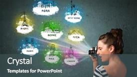  Presentation with children around the world - Presentation theme with recovery from fever at hospital background and a light gray colored foreground