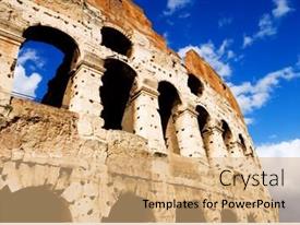 Iconic The Legendary Coliseum PPT template 33 | CrystalGraphics