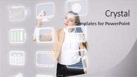  Presentation with oil and gas icons - Amazing theme having icons on a virtual background backdrop and a  colored foreground