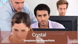  Presentation with educational technology ict - Audience pleasing PPT theme consisting of business man touching an imaginary screen and choosing 2016 year backdrop and a  colored foreground.