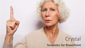  Presentation with attention - Theme with idea-attention-and-people-concept background and a soft green colored foreground